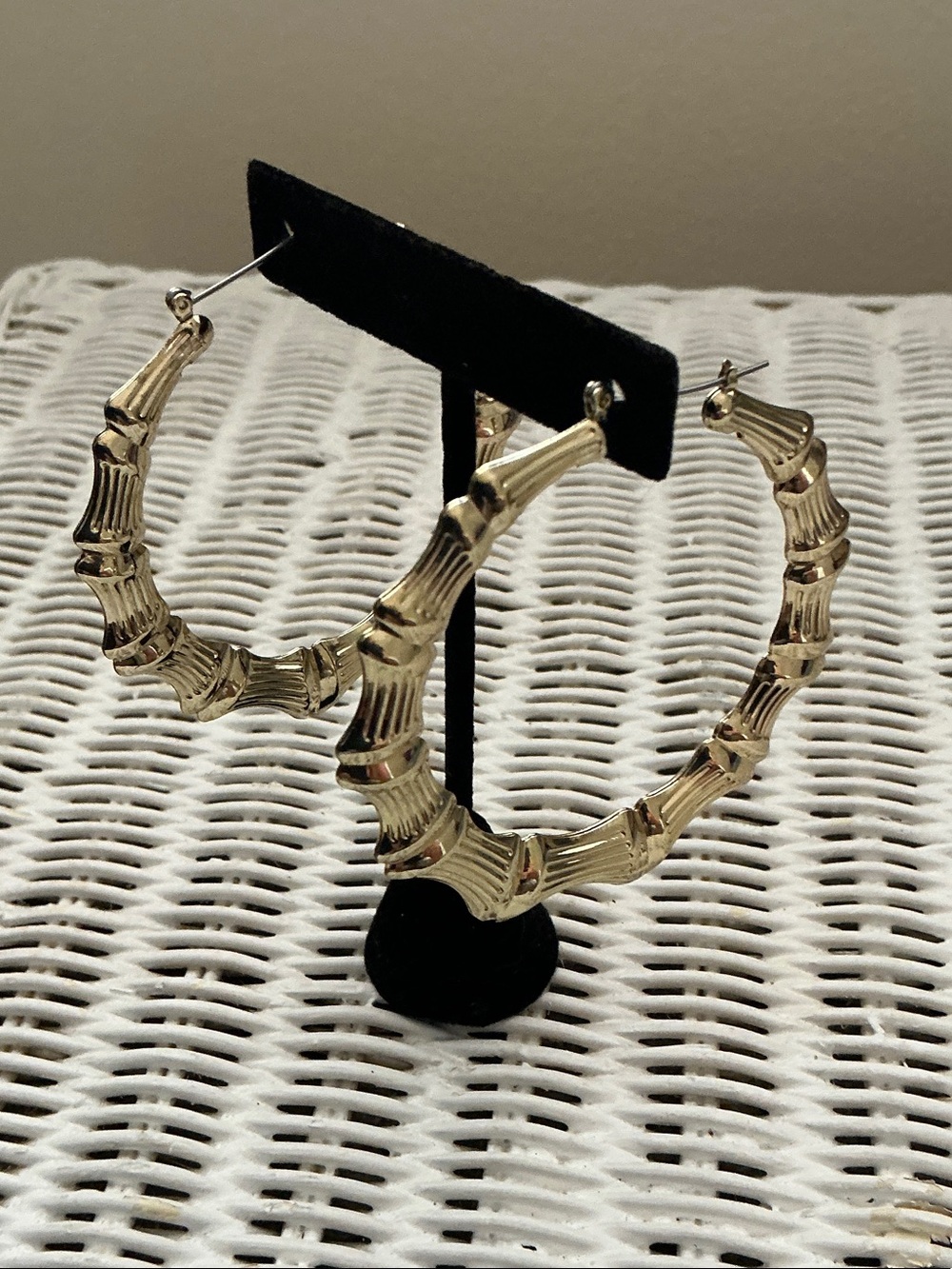 Goldtone Hoops